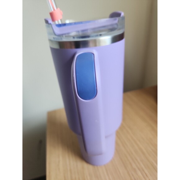 Stanley Purple Stainless Steel Tumbler 40oz w/ Straw - Picture 7 of 9